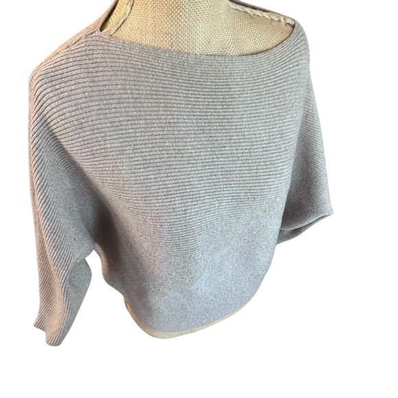 Zara Knit Womens Tan Batwing Sweater Medium - Picture 2 of 9